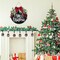 12 Pieces Black and White Winter Balls Black and White Checkered Ball Ornament Farmhouse Christmas Hanging balls Ornaments with Buffalo Check Bow Christmas Tree Decor for Home